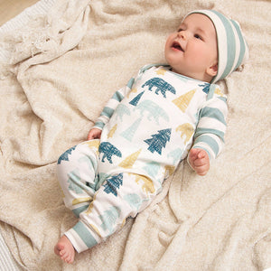 Tesa Babe - Baby Boy's Timberland Cotton Romper