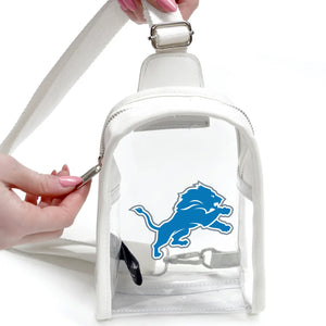 Spartans, Wolverines or Lions Clear Sling Bag