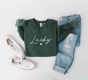 Open image in slideshow, Lucky St.Patrick&#39;s Day Sweatshirt
