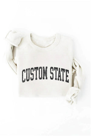 OAT COLLECTIVE - CUSTOM STATE Graphic Sweatshirt