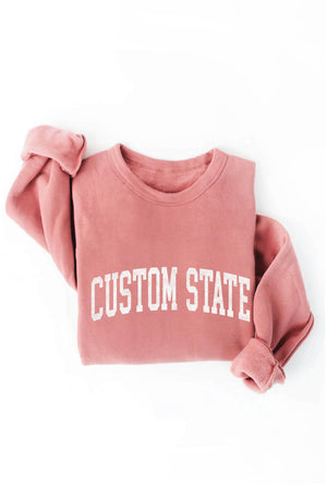 OAT COLLECTIVE - CUSTOM STATE Graphic Sweatshirt