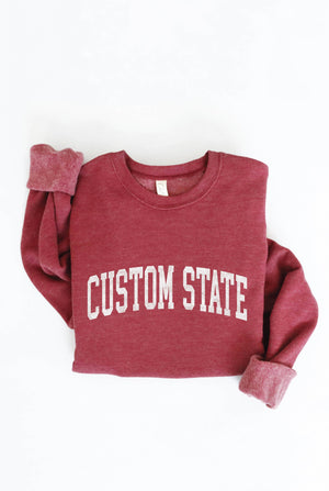 OAT COLLECTIVE - CUSTOM STATE Graphic Sweatshirt