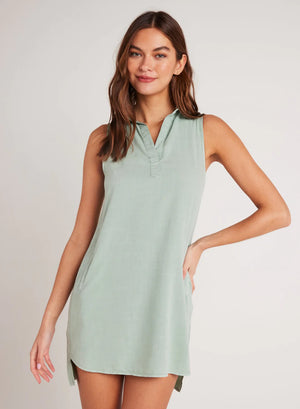 Open image in slideshow, Bella Dahl Sleeveless A-Line Dress - Oasis Green
