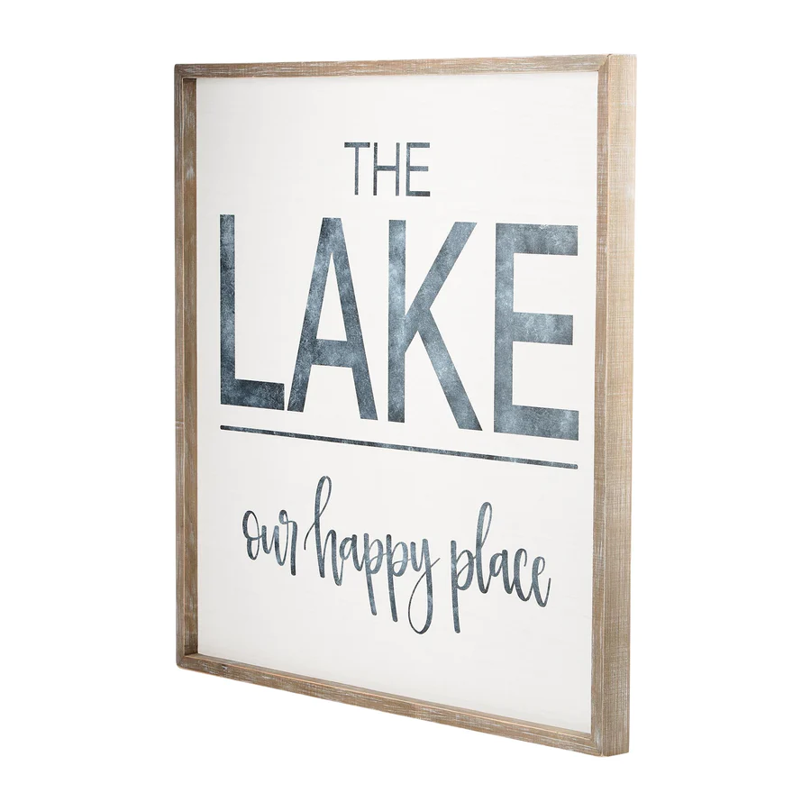 Lake is our Happy Place Board
