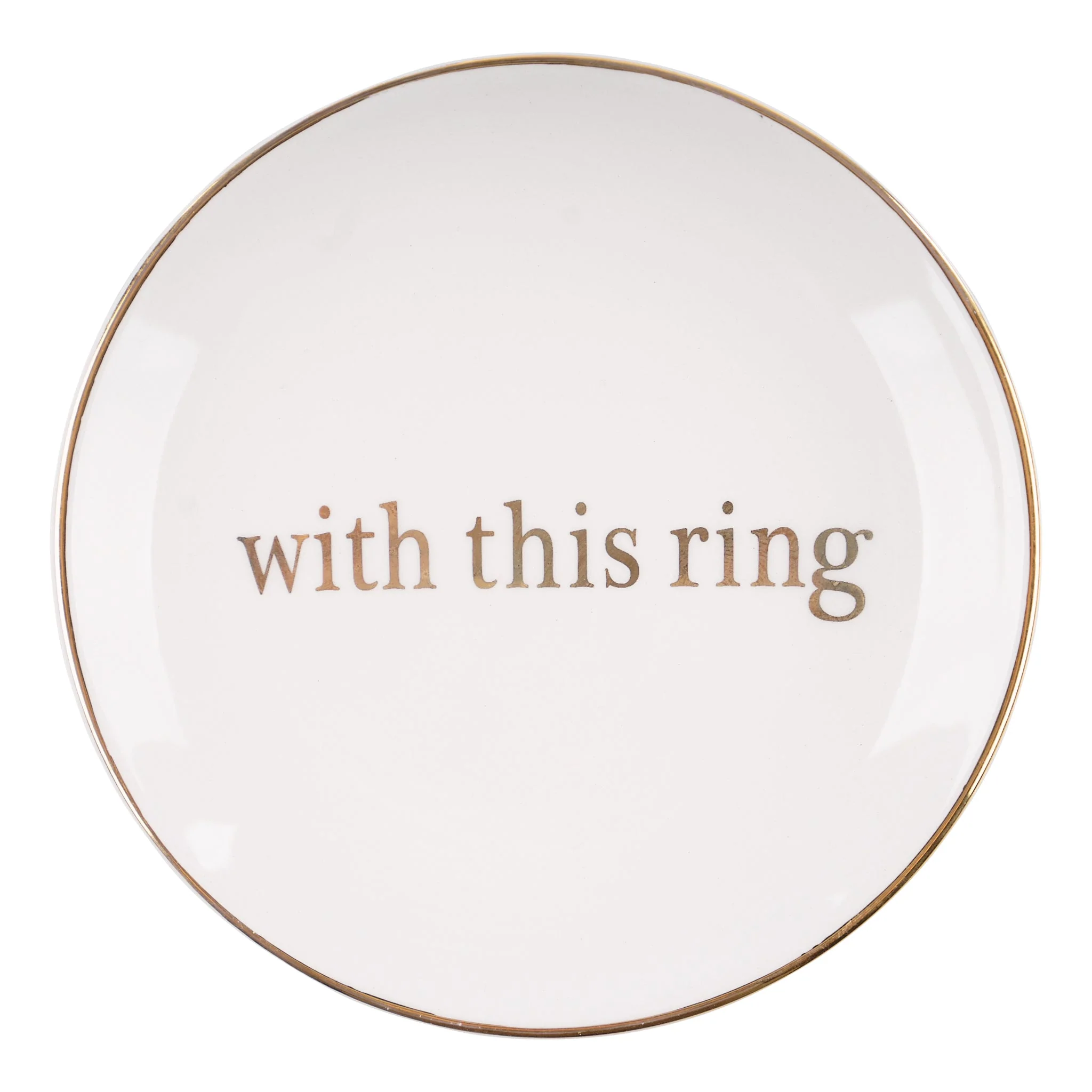 With This Ring Trinket Tray