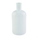 Open image in slideshow, White ceramic bottleneck vase.
