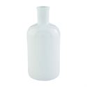 White ceramic bottleneck vase.