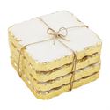 Open image in slideshow, Marble Coasters with foiled raw edges.
